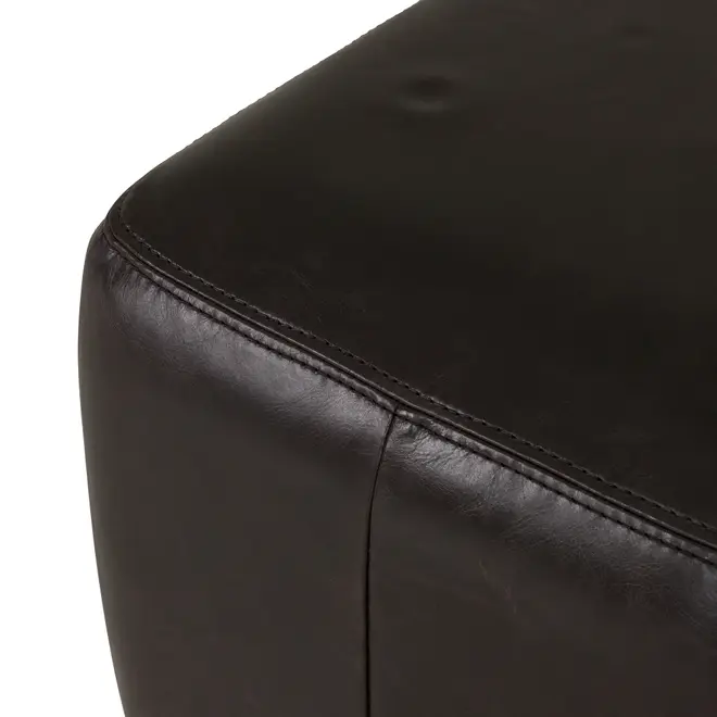 PUFF COMFY - COURO PRETO - Foto 3
