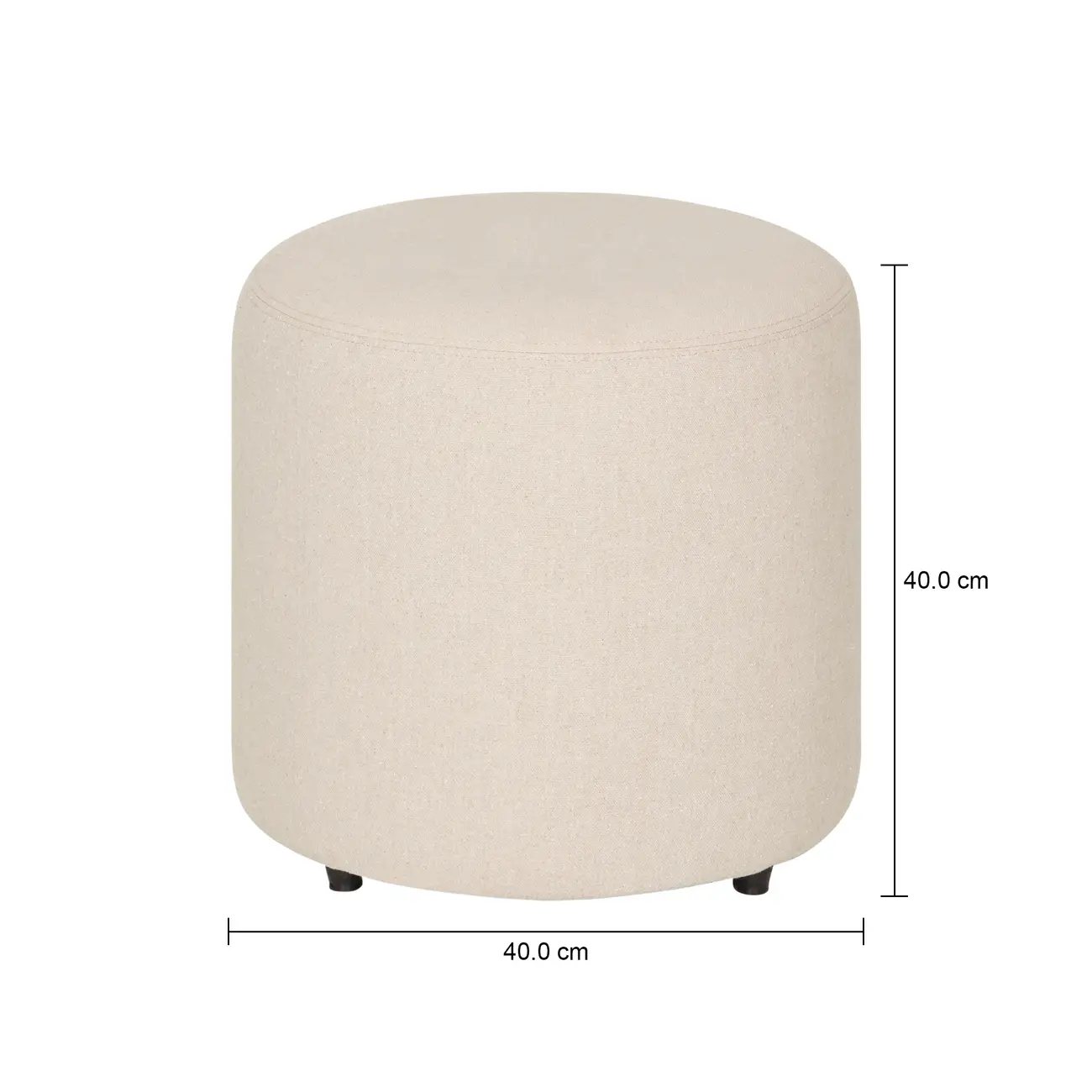 PUFF SET ROUND - NATURAL - Foto 4