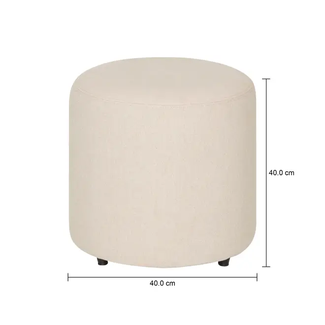 PUFF SET ROUND - NATURAL - Foto 4