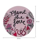 MOUSE PAD PLANT THE LOVE - ROSA/ENGLISH GREEN - Foto 4
