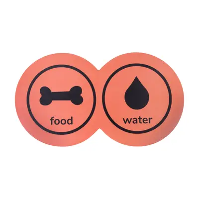 TAPETE PARA COMEDOURO PET FOOD WATER