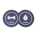 KONKRET/BRANCO - TAPETE PARA COMEDOURO PET FOOD WATER