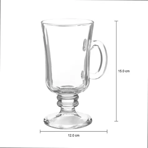 Imagem com medidas do produto CANECA CAFÉ 210 ML FRANZ