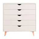 CÔMODA 5 GAVETAS 90 CM X 40 CM LIN