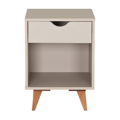 MESA DE CABECEIRA 1 GAVETA COM NICHO LIN