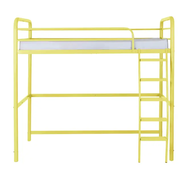 CAMA SISTEMA DE QUARTO INTEGRADO 88 CM COM ESTRUTURA PARA ESCRIVANINHA NEW LINK - LIMÃO SICILIANO - Foto 1