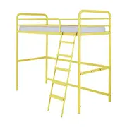 CAMA SISTEMA DE QUARTO INTEGRADO 88 CM COM ESTRUTURA PARA ESCRIVANINHA NEW LINK - LIMÃO SICILIANO - Foto 2