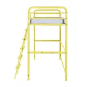 CAMA SISTEMA DE QUARTO INTEGRADO 88 CM COM ESTRUTURA PARA ESCRIVANINHA NEW LINK - LIMÃO SICILIANO - Foto 3