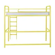 CAMA SISTEMA DE QUARTO INTEGRADO 88 CM COM ESTRUTURA PARA ESCRIVANINHA NEW LINK - LIMÃO SICILIANO - Foto 4