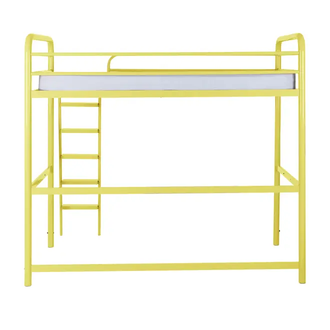 CAMA SISTEMA DE QUARTO INTEGRADO 88 CM COM ESTRUTURA PARA ESCRIVANINHA NEW LINK - LIMÃO SICILIANO - Foto 4