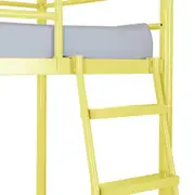 CAMA SISTEMA DE QUARTO INTEGRADO 88 CM COM ESTRUTURA PARA ESCRIVANINHA NEW LINK - LIMÃO SICILIANO - Foto 5