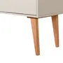 BUFFET 3 PORTAS 1,20 M X 35 CM LIN - BEGE/NOZES - Foto 6