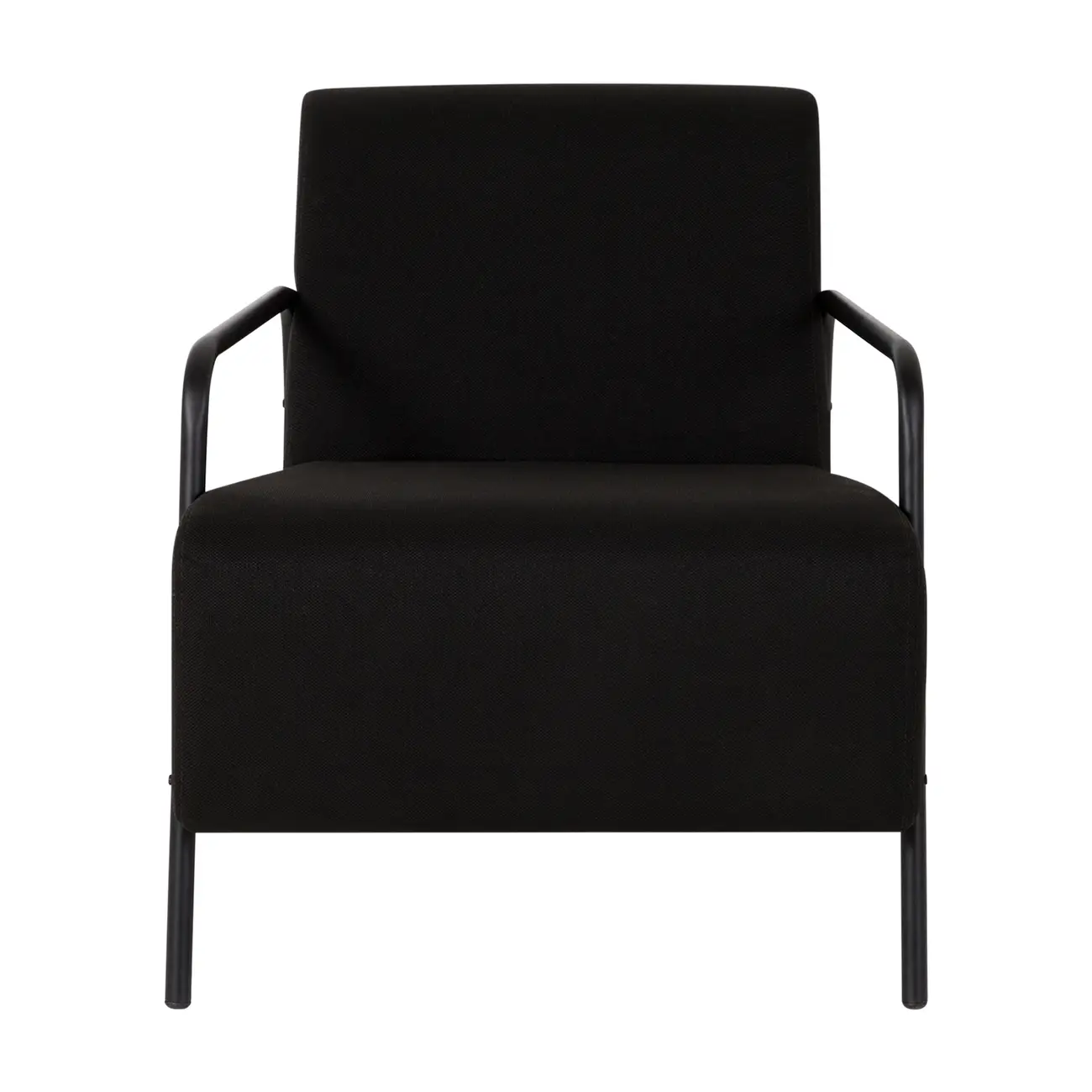 POLTRONA MINDY - PRETO/PRETO - Foto 2