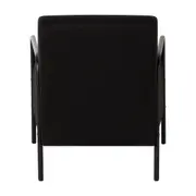 POLTRONA MINDY - PRETO/PRETO - Foto 4