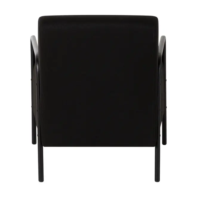 POLTRONA MINDY - PRETO/PRETO - Foto 4