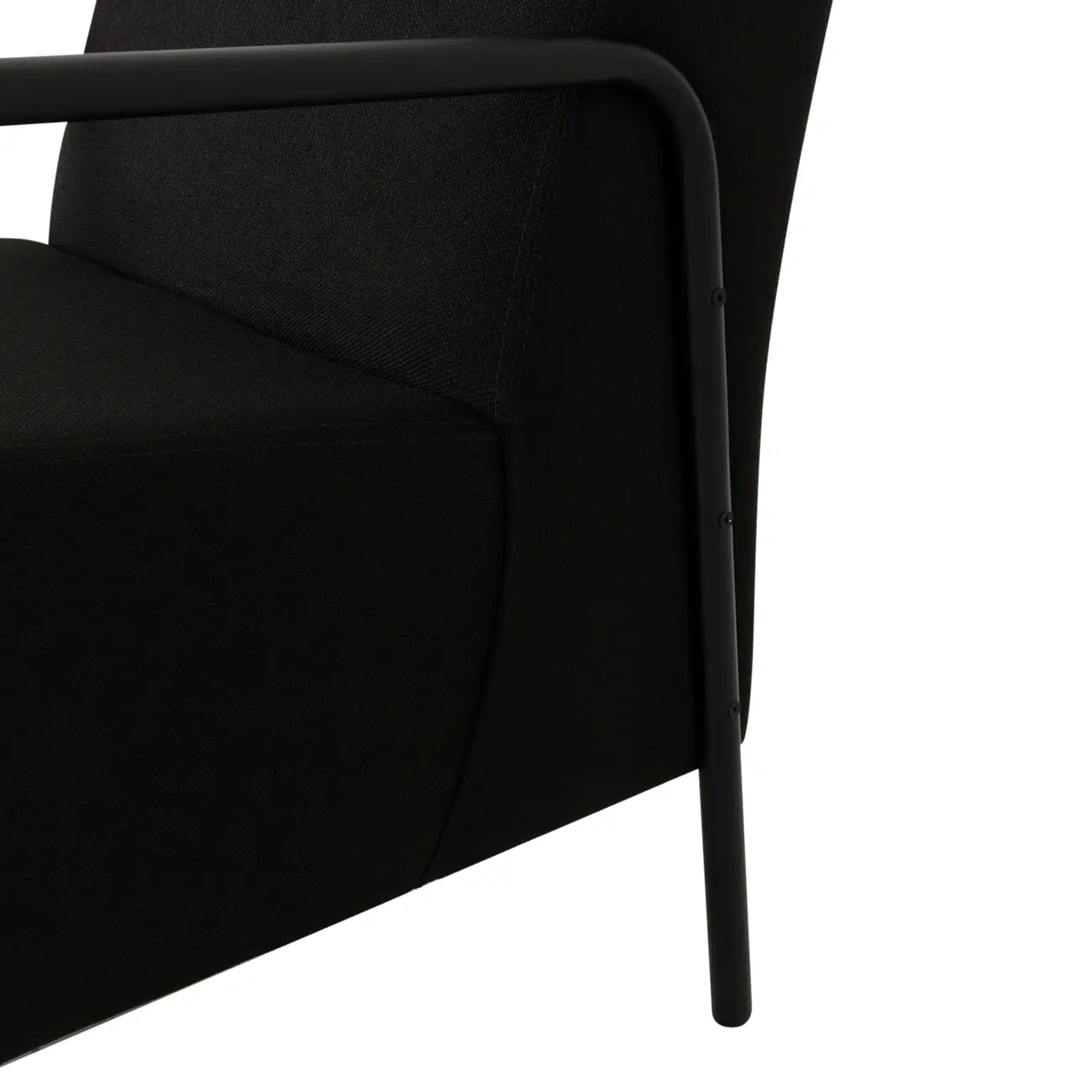 POLTRONA MINDY - PRETO/PRETO - Foto 6