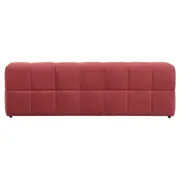 SOFÁ MODULAR 3 LUGARES SOFO - VELVET COTELÊ RODONITA - Foto 4