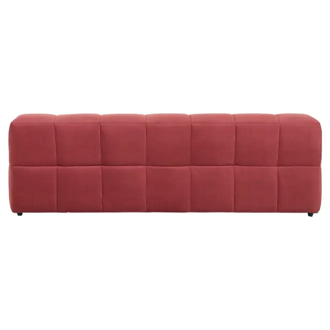 SOFÁ MODULAR 3 LUGARES SOFO - VELVET COTELÊ RODONITA - Foto 4