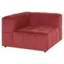 SOFÁ MODULAR CANTO SOFO - VELVET COTELÊ RODONITA - Foto 1