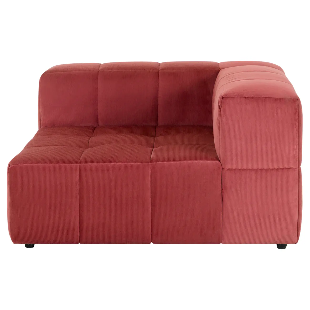 SOFÁ MODULAR CANTO SOFO - VELVET COTELÊ RODONITA - Foto 2