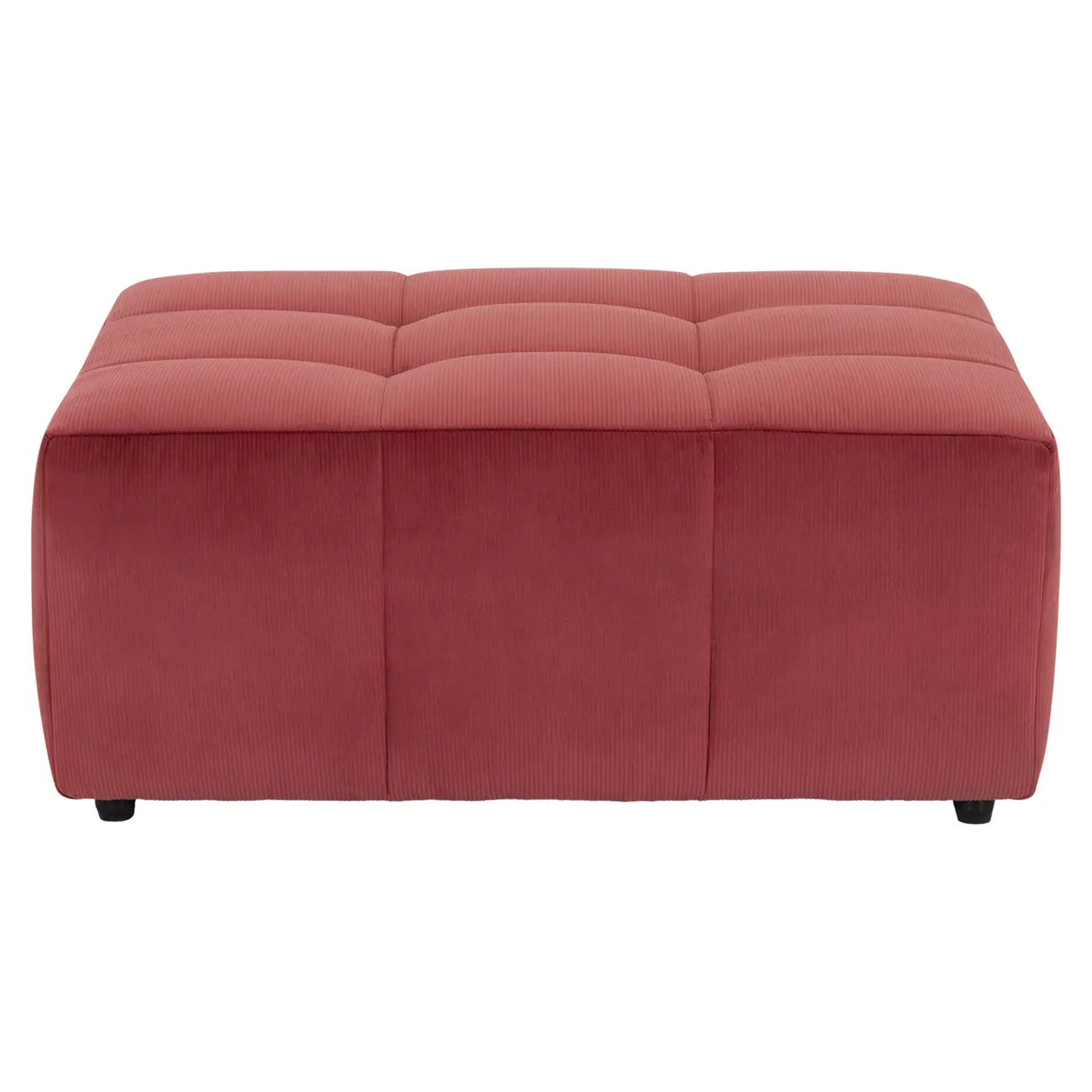 PUFF MODULAR SOFO - VELVET COTELÊ RODONITA - Foto 2