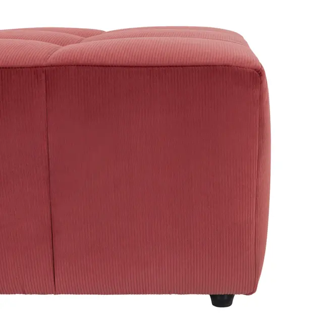 PUFF MODULAR SOFO - VELVET COTELÊ RODONITA - Foto 5
