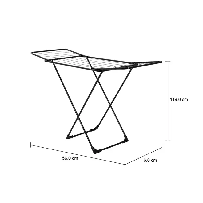 VARAL DE CHÃO DOBRÁVEL 1,5 M X 56 CM NOIR - PRETO - Foto 21