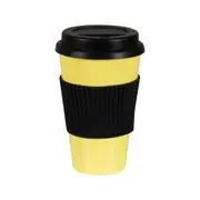 COPO COM TAMPA 450 ML GET GOING - LIMÃO SICILIANO/PRETO - Foto 1