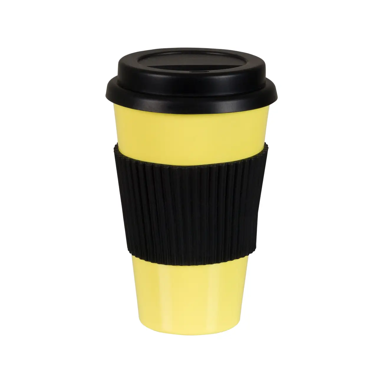 COPO COM TAMPA 450 ML GET GOING - LIMÃO SICILIANO/PRETO - Foto 1