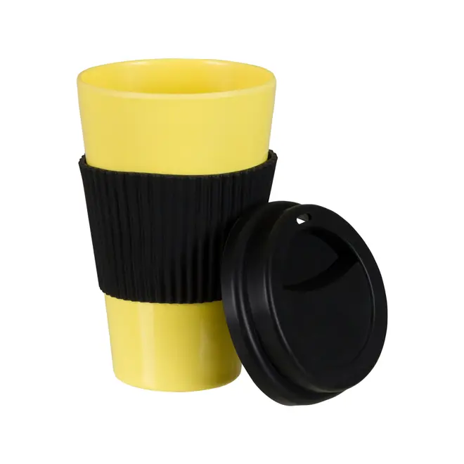 COPO COM TAMPA 450 ML GET GOING - LIMÃO SICILIANO/PRETO - Foto 2