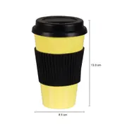 COPO COM TAMPA 450 ML GET GOING - LIMÃO SICILIANO/PRETO - Foto 5
