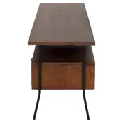 RACK 2 GAVETAS 1,80 M X 44 CM JAHARI - NOZES RÚSTICO/PRETO - Foto 4