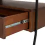 RACK 2 GAVETAS 1,80 M X 44 CM JAHARI - NOZES RÚSTICO/PRETO - Foto 5