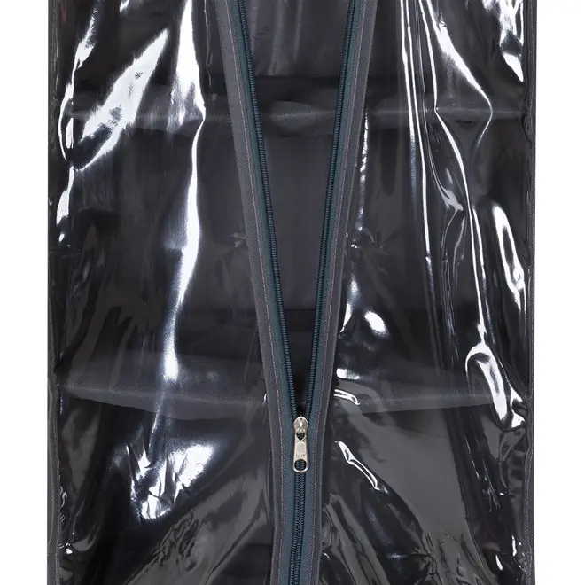 ORGANIZADOR PARA ARMÁRIO COM ZÍPER STOKCLOSET - KONKRET/INCOLOR - Foto 3