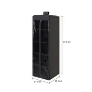 ORGANIZADOR PARA ARMÁRIO COM ZÍPER STOKCLOSET - KONKRET/INCOLOR - Foto 9