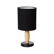LUMINÁRIA DE MESA LILLE - NOZES/PRETO - Foto 1
