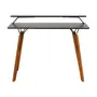 NOZES/PRETO - ESCRIVANINHA COM PRATELEIRA 1,10 M X 52 CM OVNI
