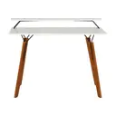 NOZES/BRANCO - ESCRIVANINHA COM PRATELEIRA 1,10 M X 52 CM OVNI