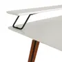 ESCRIVANINHA COM PRATELEIRA 1,10 M X 52 CM OVNI - NOZES/BRANCO - Foto 4