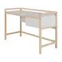 ESCRIVANINHA 1 GAVETA 1,20 M X 50 CM BANDEIROLA - NATURAL WASHED/BRANCO - Foto 2