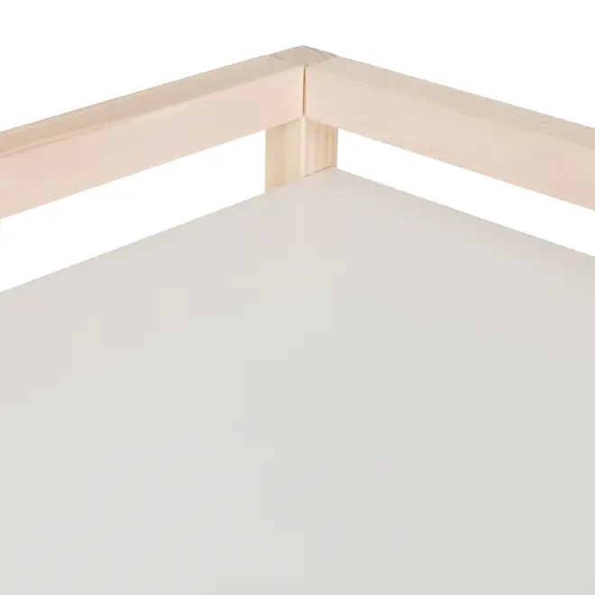 ESCRIVANINHA 1 GAVETA 1,20 M X 50 CM BANDEIROLA - NATURAL WASHED/BRANCO - Foto 8