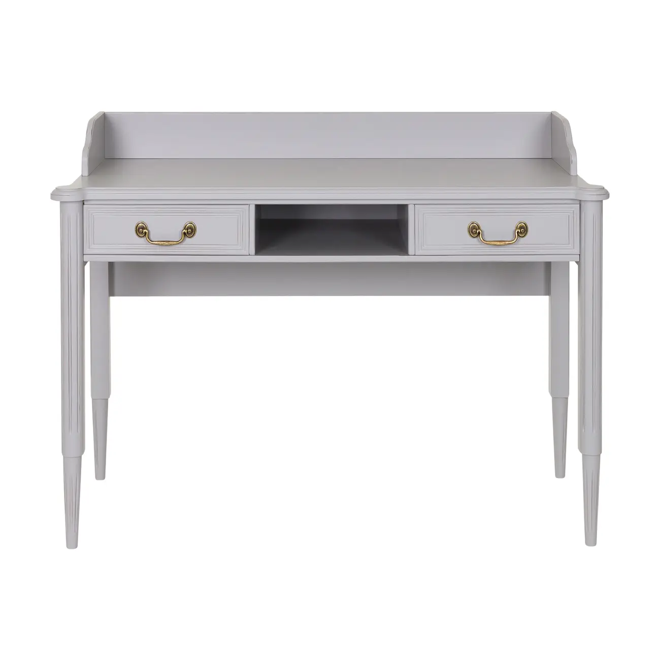 ESCRIVANINHA 2 GAVETAS 1,20 M X 50 CM REGENCE - CINZA PROVENCE - Foto 1