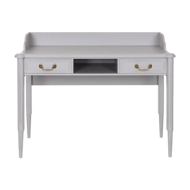 ESCRIVANINHA 2 GAVETAS 1,20 M X 50 CM REGENCE - CINZA PROVENCE - Foto 1