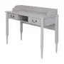 ESCRIVANINHA 2 GAVETAS 1,20 M X 50 CM REGENCE - CINZA PROVENCE - Foto 2