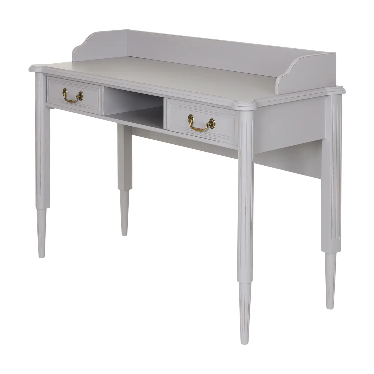 ESCRIVANINHA 2 GAVETAS 1,20 M X 50 CM REGENCE - CINZA PROVENCE - Foto 2