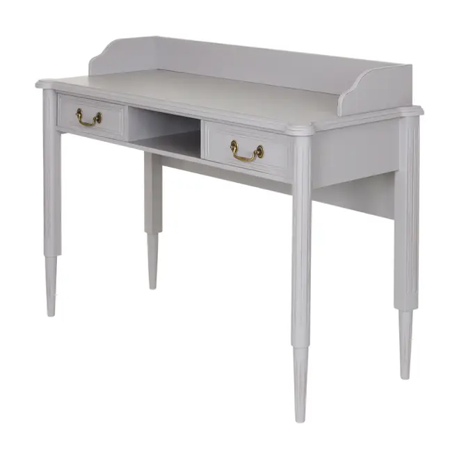 ESCRIVANINHA 2 GAVETAS 1,20 M X 50 CM REGENCE - CINZA PROVENCE - Foto 2