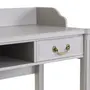 ESCRIVANINHA 2 GAVETAS 1,20 M X 50 CM REGENCE - CINZA PROVENCE - Foto 8