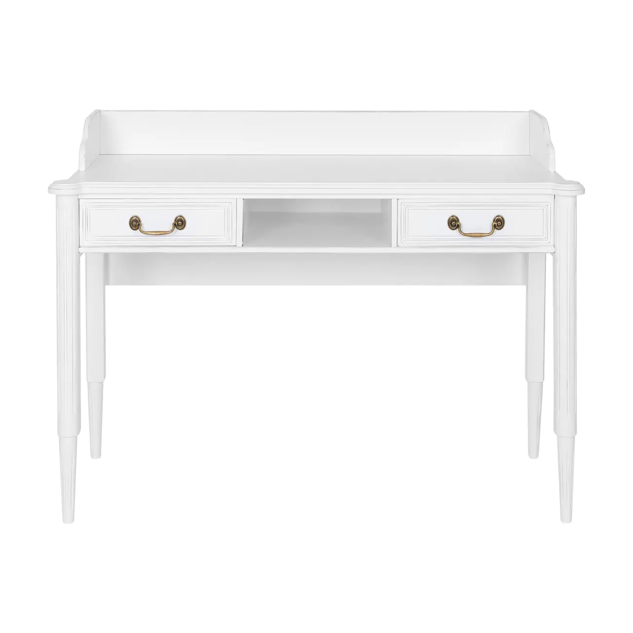 ESCRIVANINHA 2 GAVETAS 1,20 M X 50 CM REGENCE - BRANCO PROVENCE - Foto 1