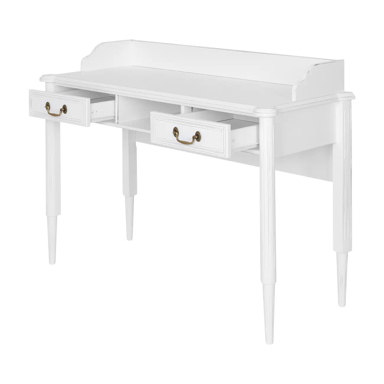 ESCRIVANINHA 2 GAVETAS 1,20 M X 50 CM REGENCE - BRANCO PROVENCE - Foto 3