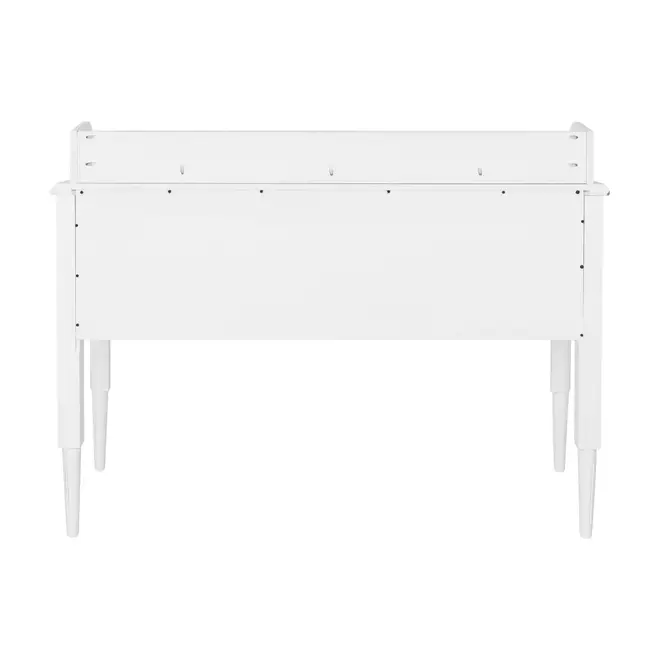 ESCRIVANINHA 2 GAVETAS 1,20 M X 50 CM REGENCE - BRANCO PROVENCE - Foto 5